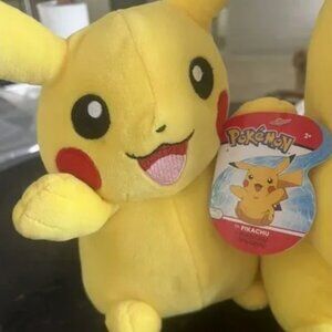 Vintage 1997 Pokemon Pikachu Plush Stuffed Pokémon Nintendo Tag Lot Wicked Cool